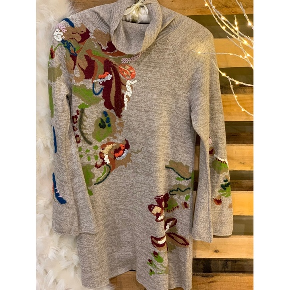 Long embroider Sweater - Anthropologie - Picture 1 of 2